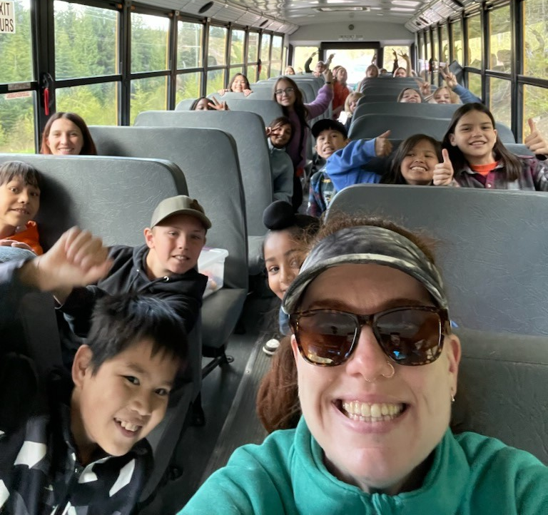 All grade 4s visit Gavin Lake