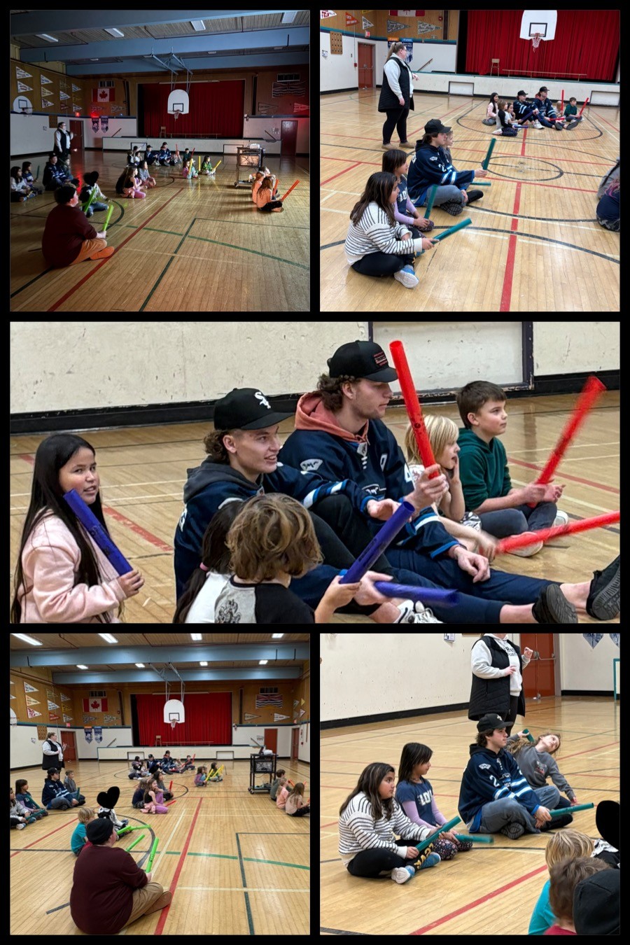 Boomwhacking with the MUSTANGS marina campsall