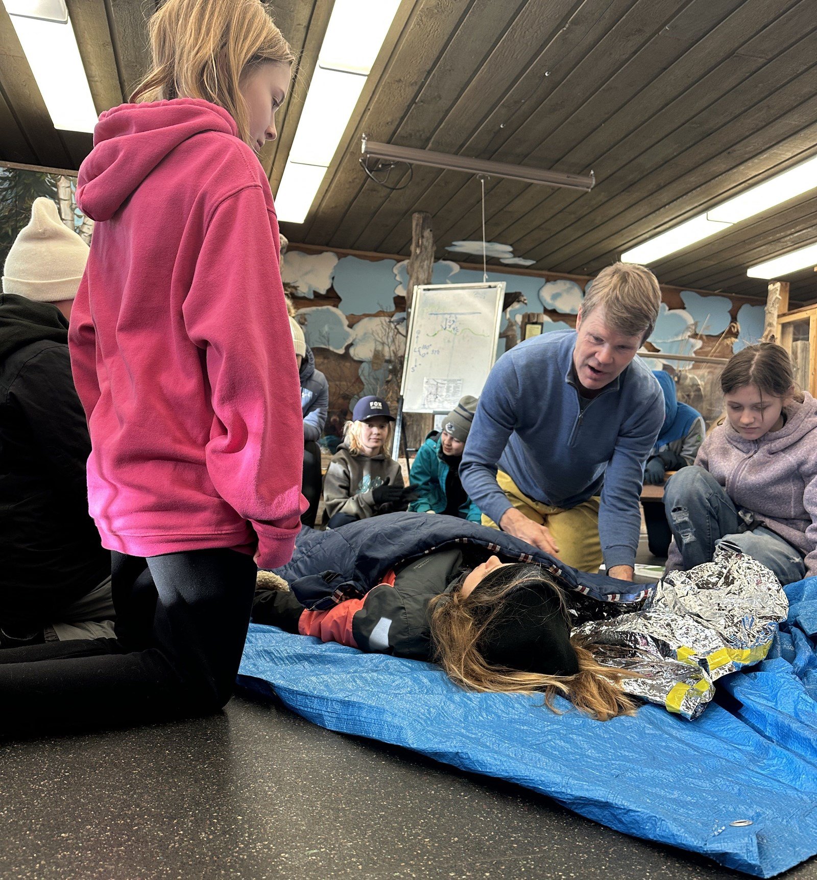 Cold Weather Training at Scout Island