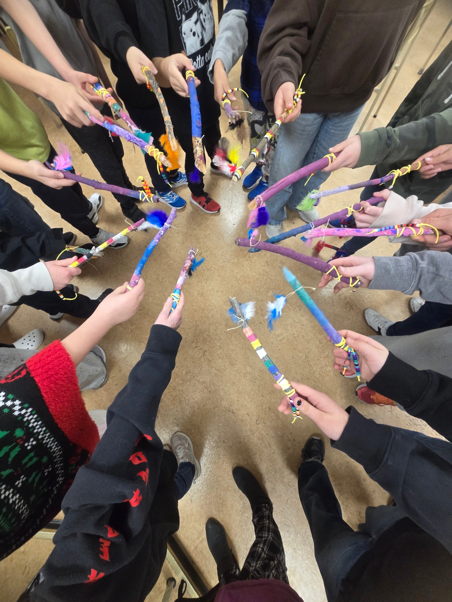 Talking stick and Key Chains2 dwayne benvin