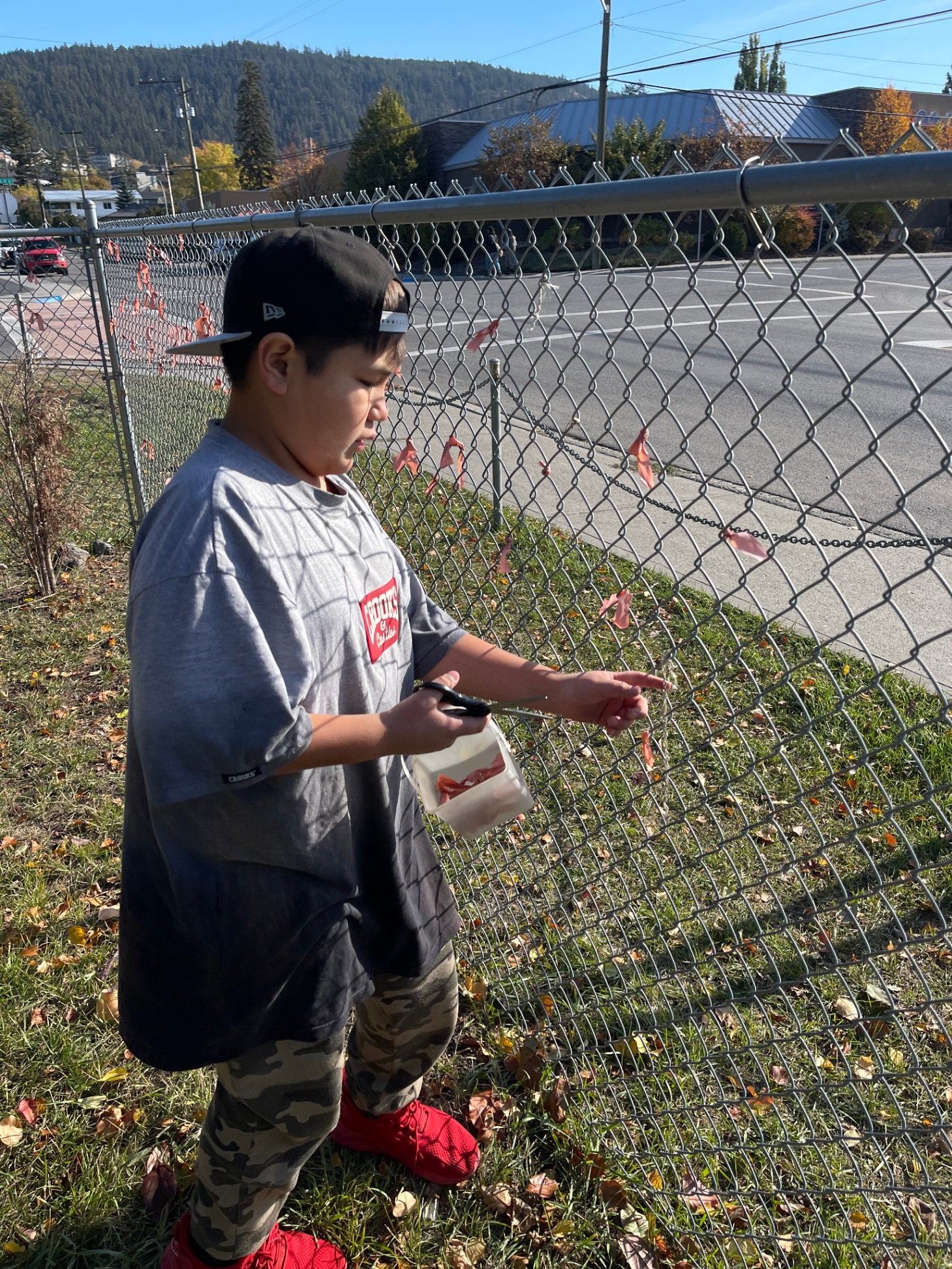 Refreshing our Orange Ribbon Fence marina campsall