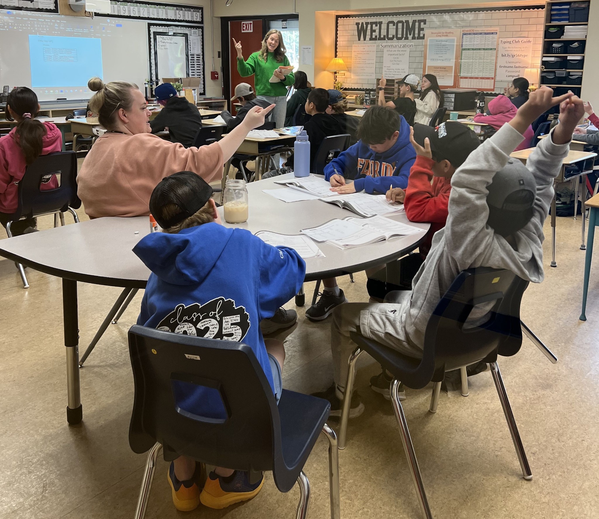 Teachers collaborate on student literacy