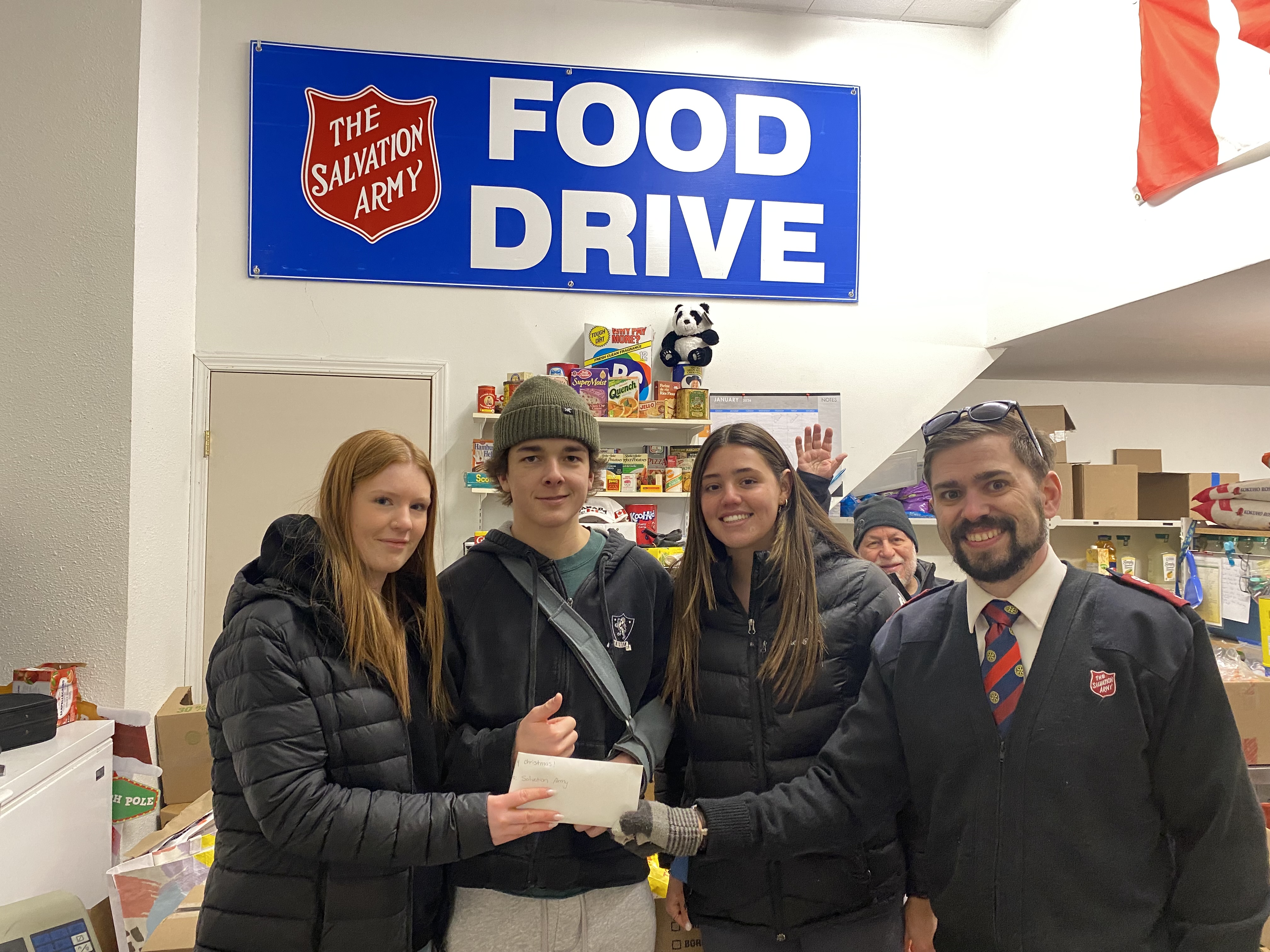 Grad council donation Curt Levens