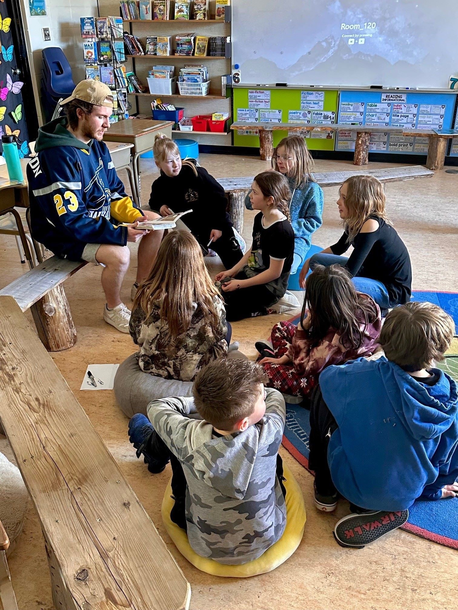 100 Mile House Wranglers Work and Play With Horse Lake Students 1