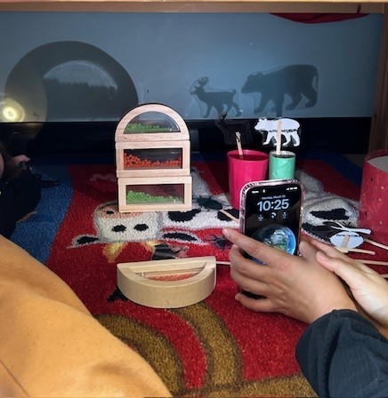 Light Exploration under the table